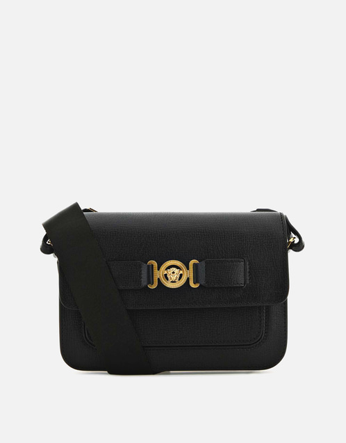 Men's Medusa Biggie Goat Leather Crossbody Bag