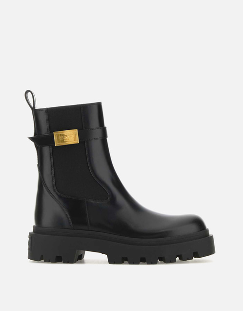 Alba Calfskin Leather Chelsea Boots