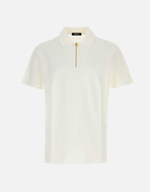 Men's Medusa Zip Polo