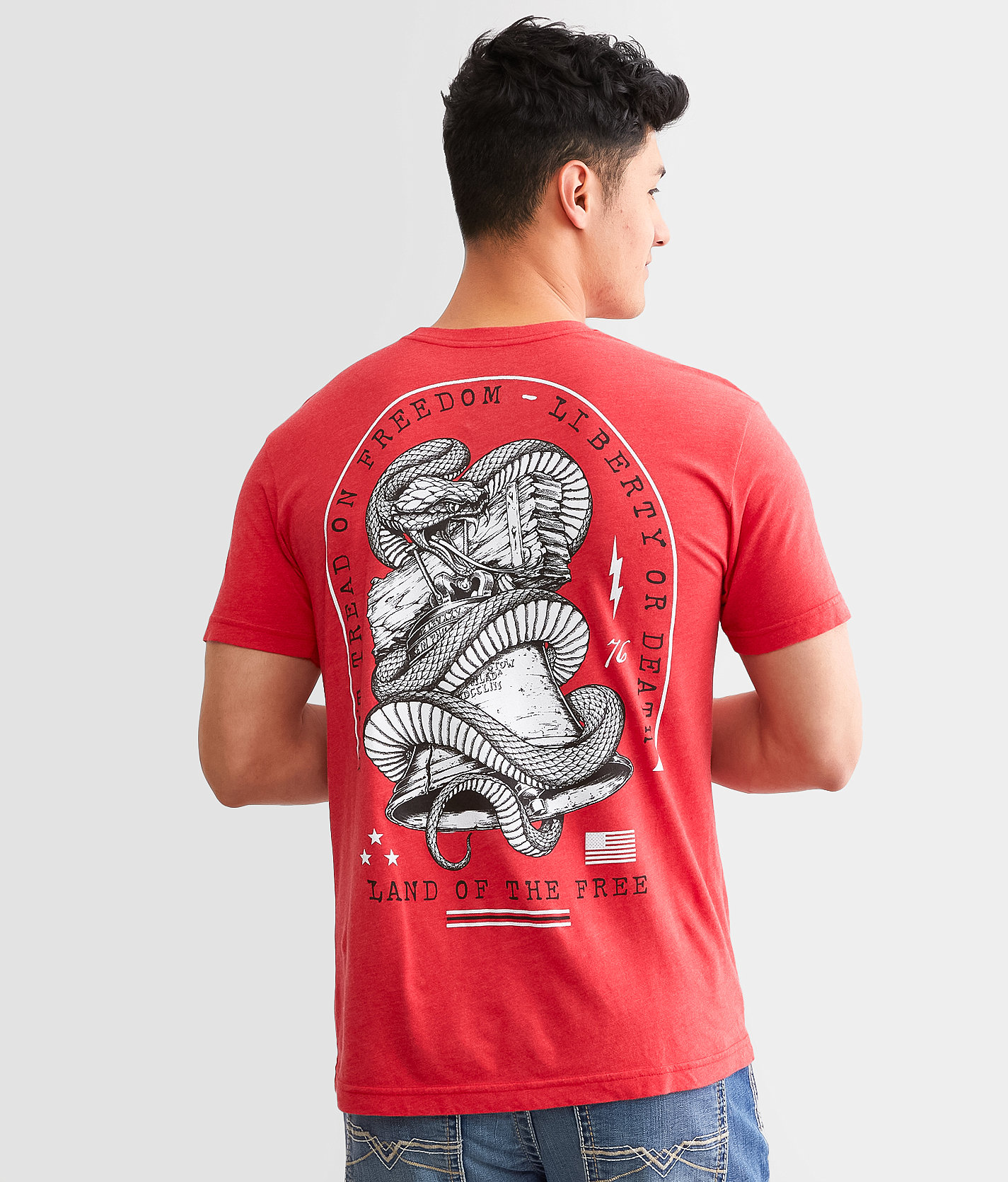 Howitzer Liberty Bell T-Shirt - Men's T-Shirts in Red Heather