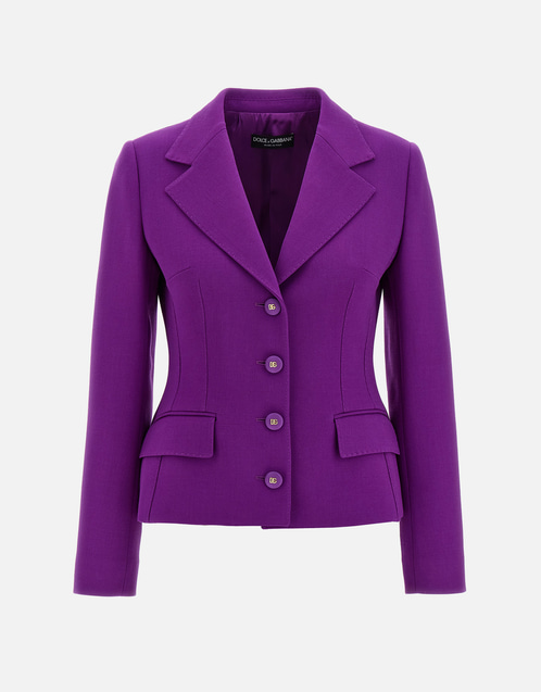 Virgin Wool Dolce Double Crêpe Jacket