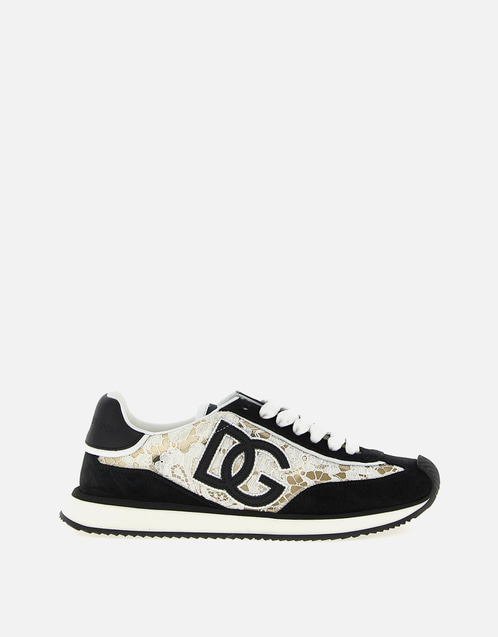 DG Cushion Lace And Suede Sneakers