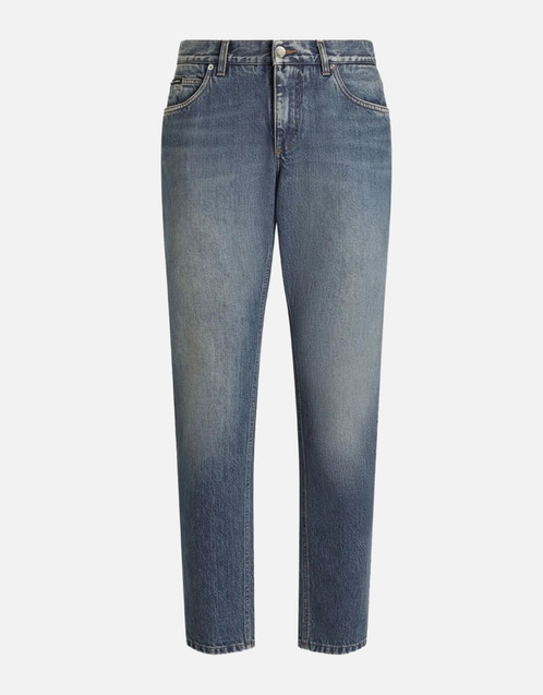 Men's Cotton Tapered Jeans