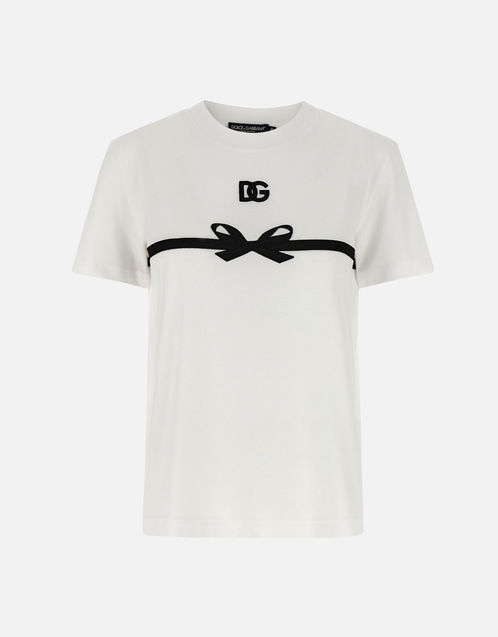 Logo Embroidery Cotton T-Shirt