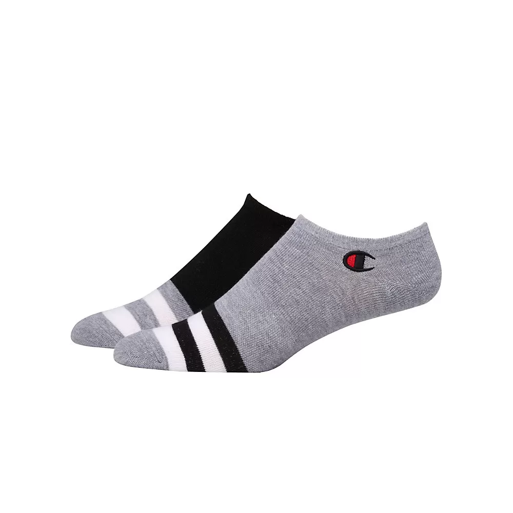 Champion Men's Performance Super No-Show Socks, 2-Pack