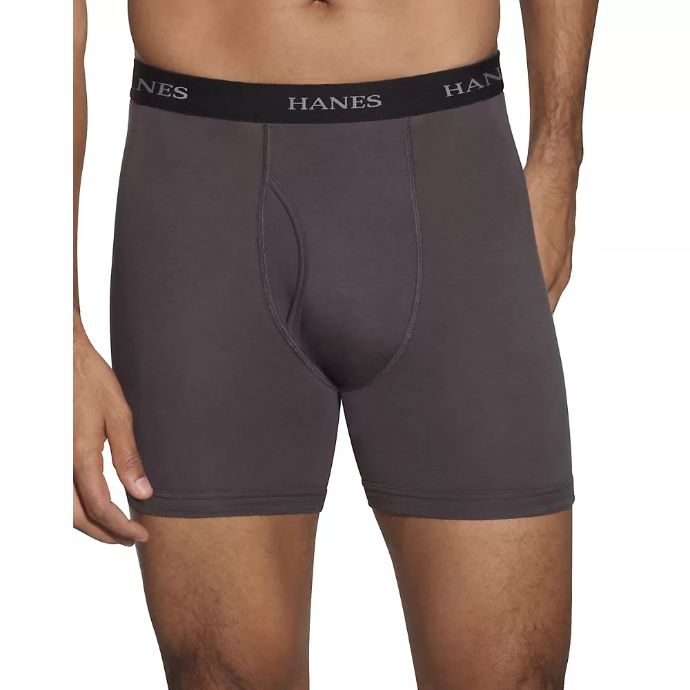 Hanes Ultimate FreshIQ Men's Assorted Boxer Briefs 2XL-4XL 4-Pack