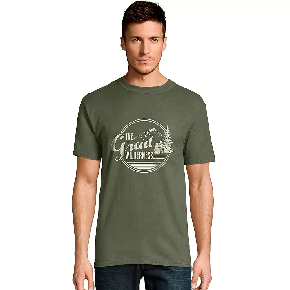 Hanes Men's The Great Wilderness Graphic Tee
