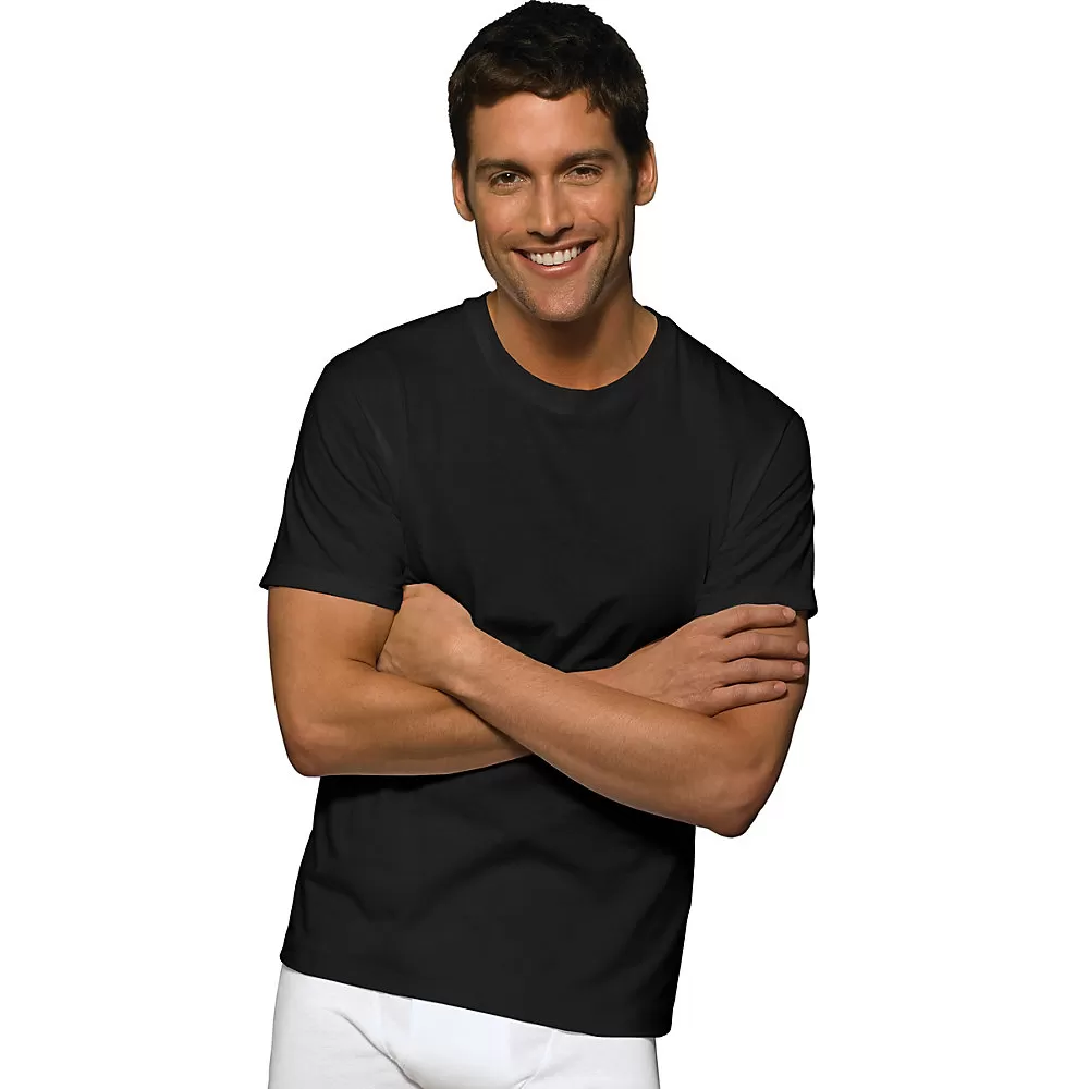 Hanes Ultimate FreshIQ Men's Crewneck LT-3XLT 3-Pack