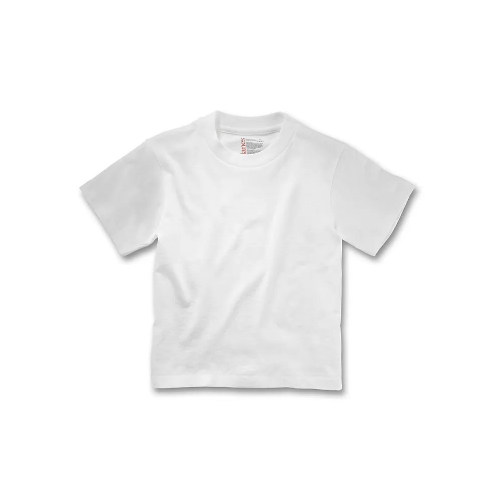 Hanes Toddler Boys Crew Undershirts 5-Pack