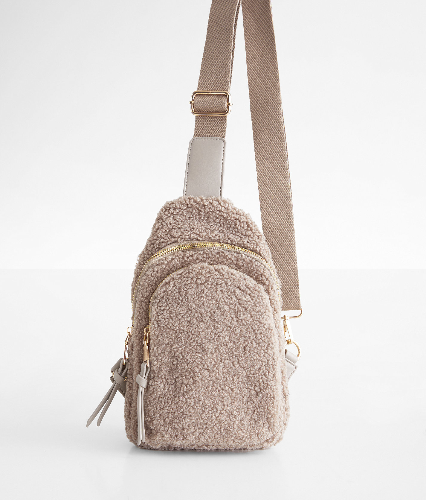 Urban Expressions Sherpa Sling - Women's Bags & Wallets in Taupe