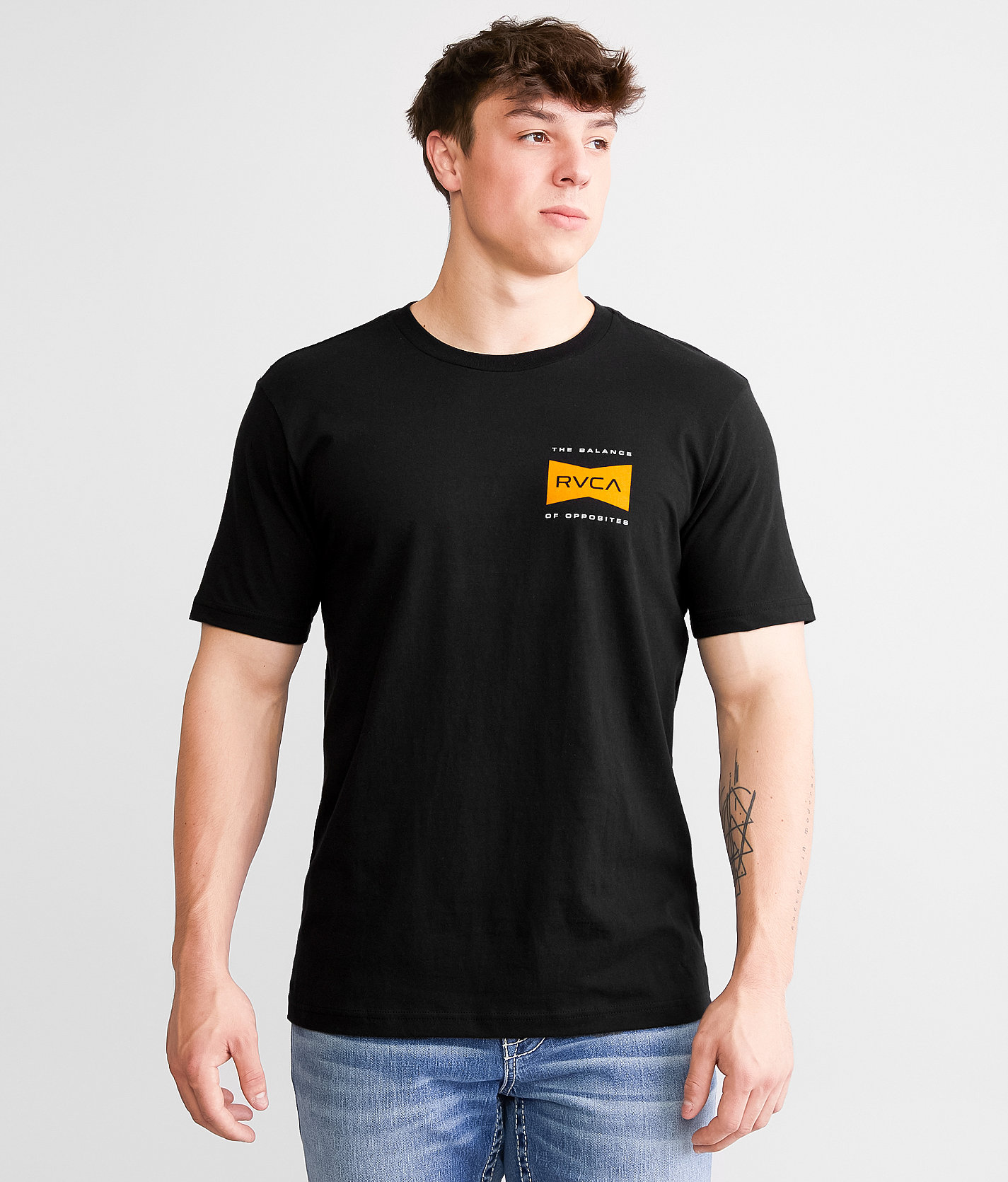 RVCA Pinch Fill T-Shirt - Men's T-Shirts in Black