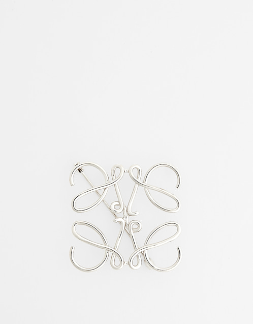 Anagram Metal Brooch