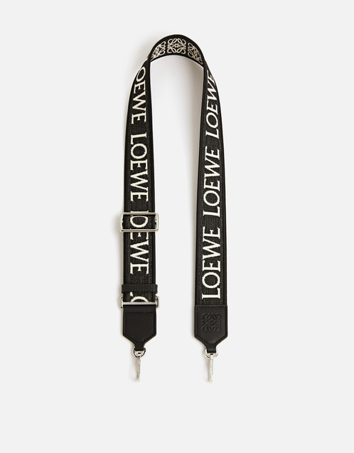 Anagram Calfskin Jacquard Shoulder Strap