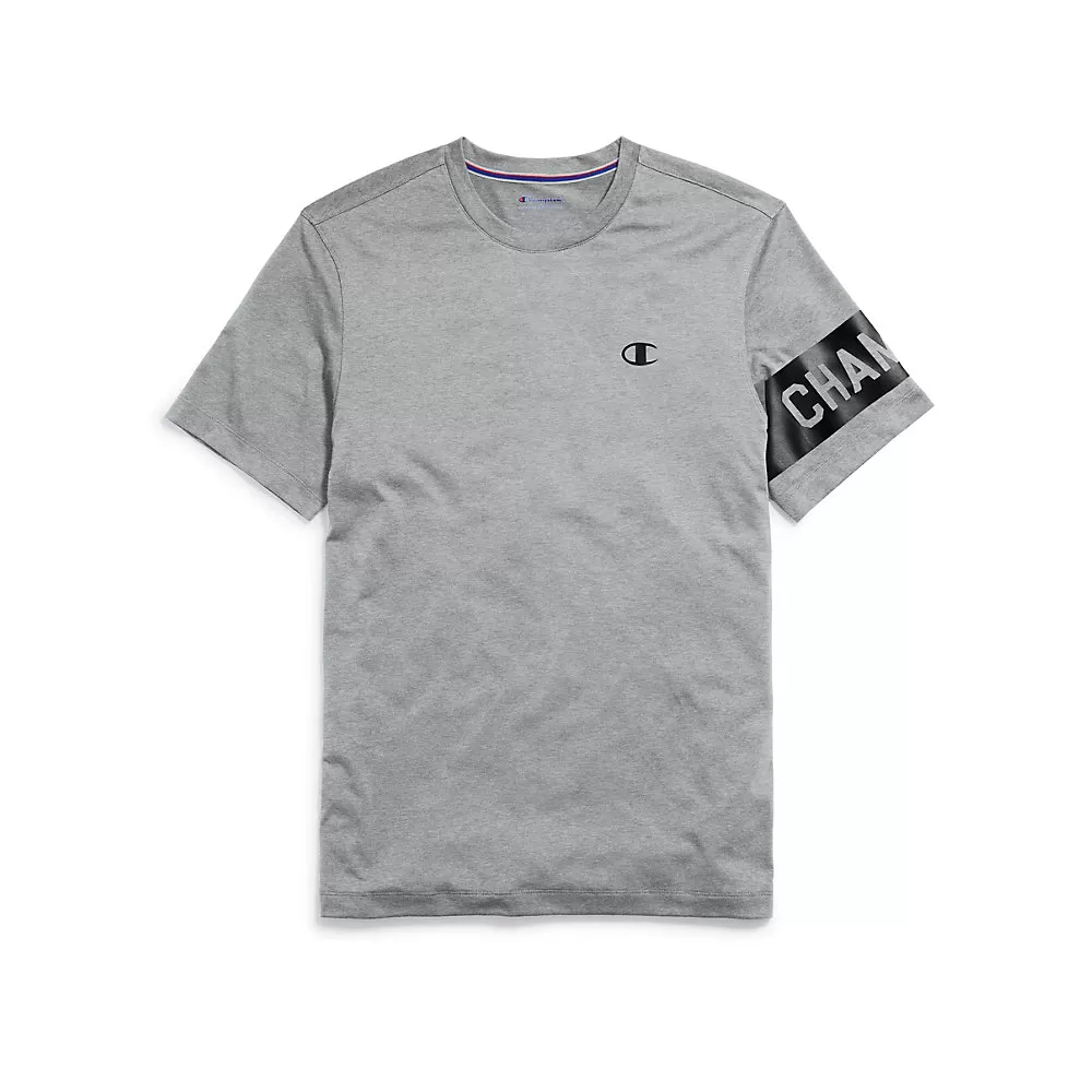 Champion Men's Tee, Block Logo