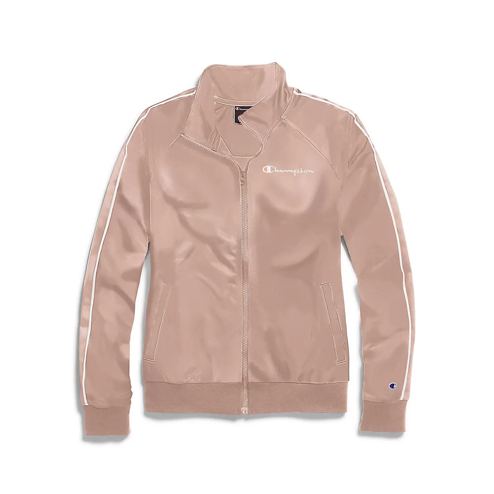 Champion Women's Track Jacket, Script Logo