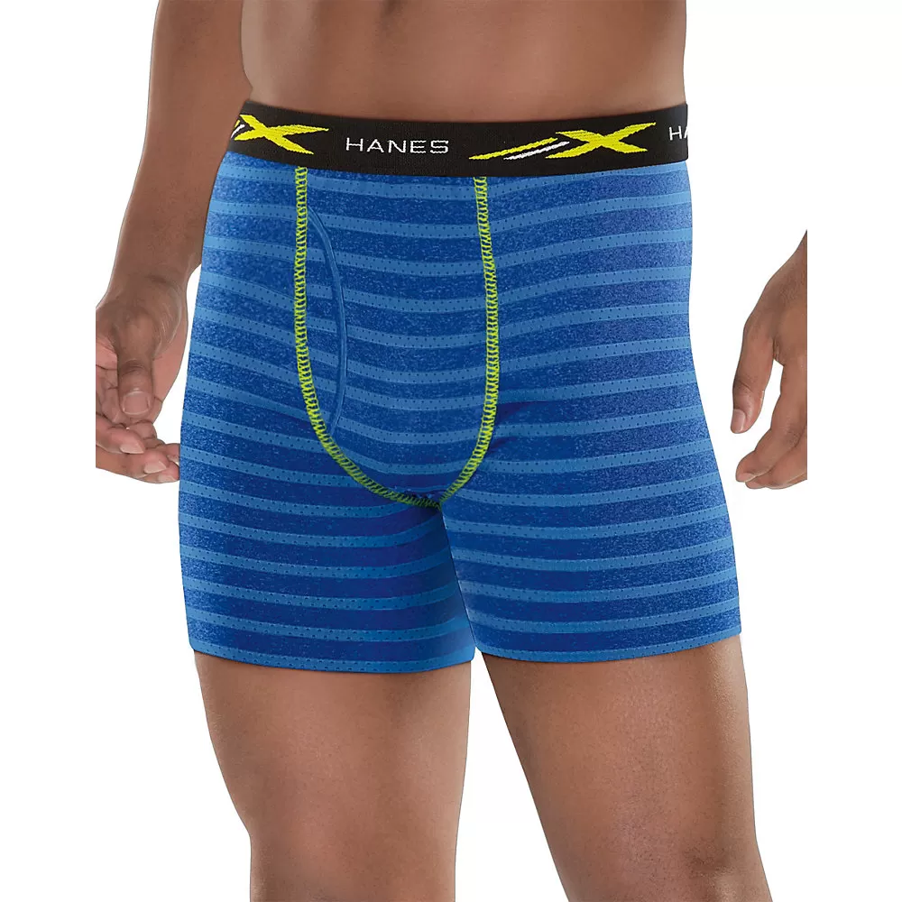 Hanes X-Temp Mesh Performance Boxer Briefs 2X 3-Pack