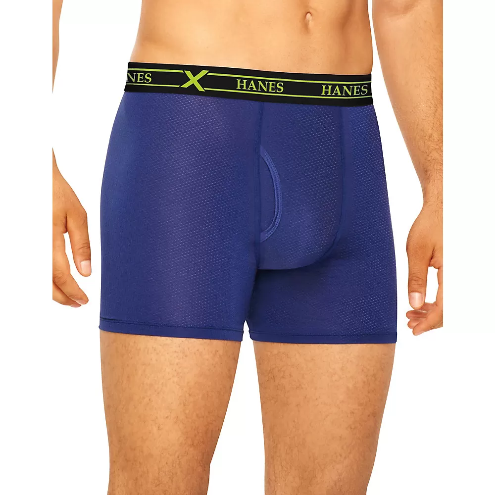 Hanes Ultimate Men's FreshIQ X-Temp Air Boxer Briefs Assorted 3-Pack