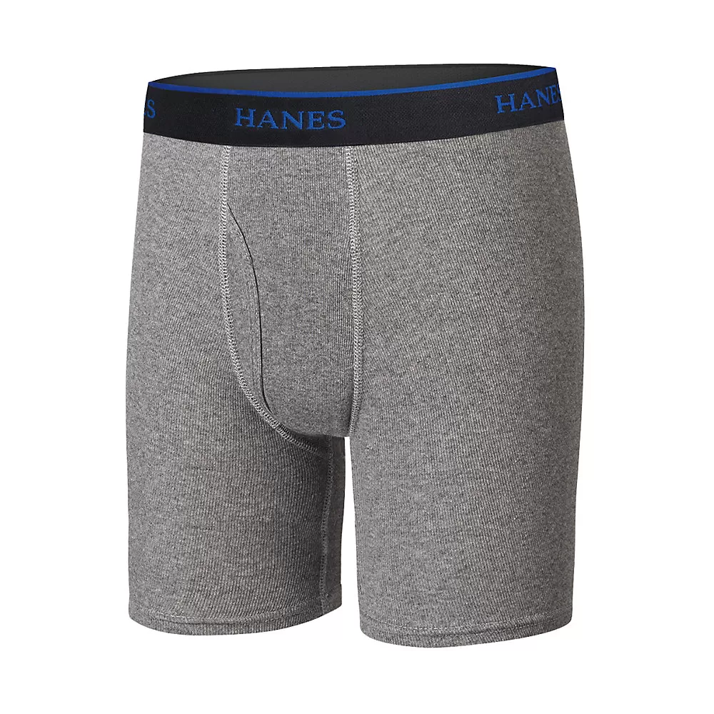 Hanes Ultimate Boys Lightweight Long Leg Boxer Briefs 4-Pack