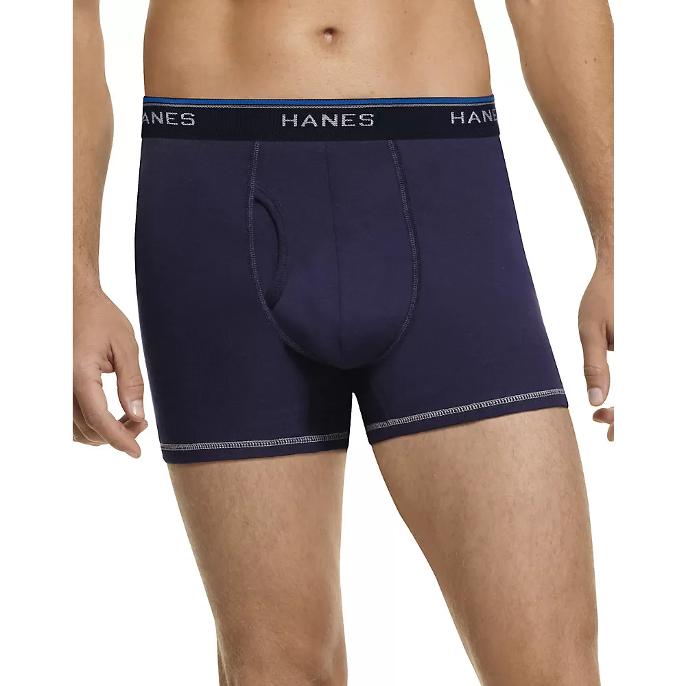 Hanes Men's ComfortBlend Boxer Brief, 3 Pack 2X