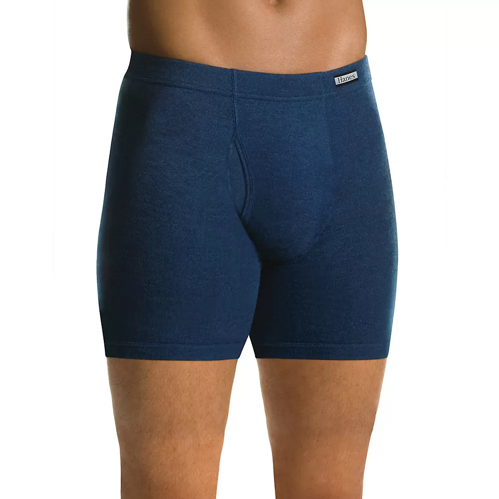 Hanes Men's FreshIQ Boxer Briefs with ComfortSoft Waistband 5-Pack