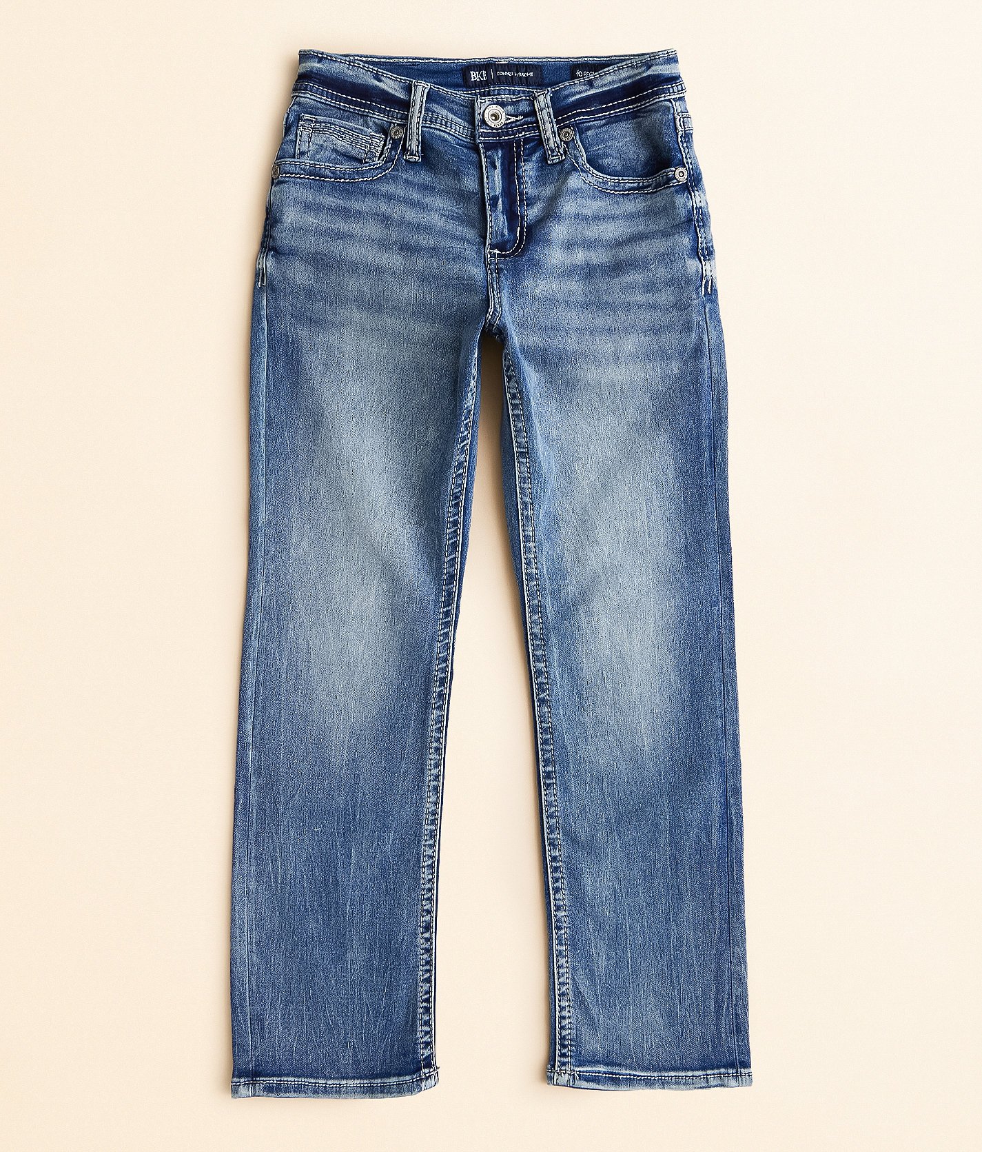 Boys - BKE Conner Straight Stretch Jean - Boy's Jeans in Steffes
