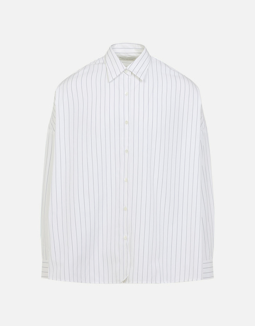 Casia Cotton Pinstriped Shirt