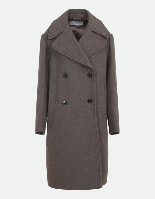 Raquel Wool Blend Double-Breasted Coat