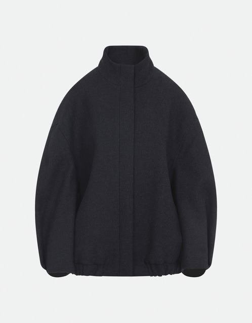 Voles Cotton Blend Stand-Up Collar Jacket