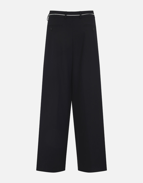 Cotton Wide-Leg Jeans