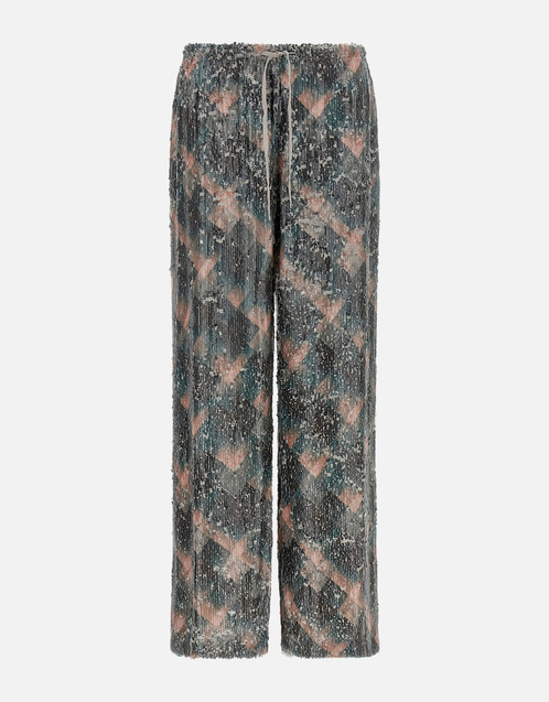 Puvis All-Over Sequin Appliqué Pants