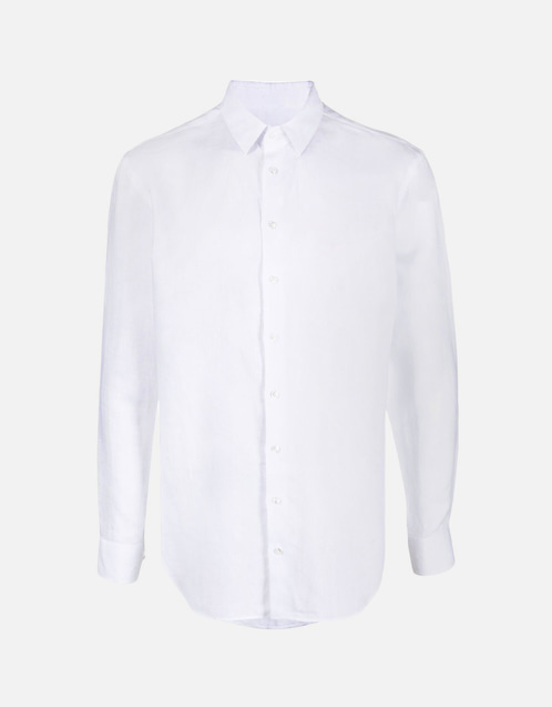 Men's Linen Long-Sleeved Shirt