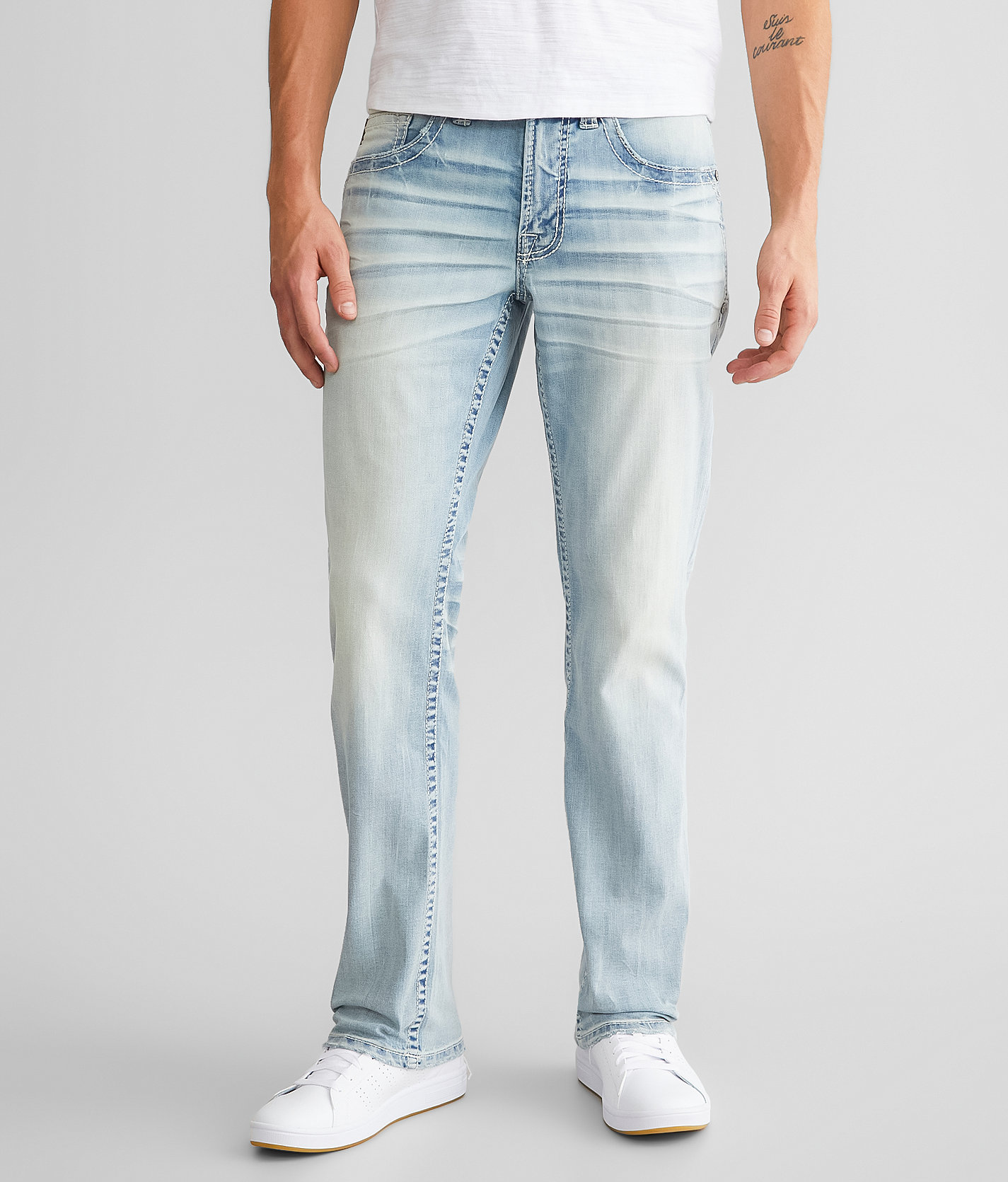 Salvage Mayhem Straight Stretch Jean - Men's Jeans in Henry