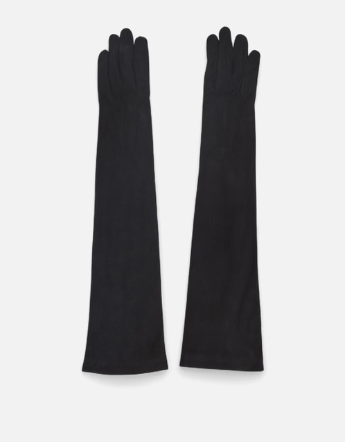 Suede Long Gloves