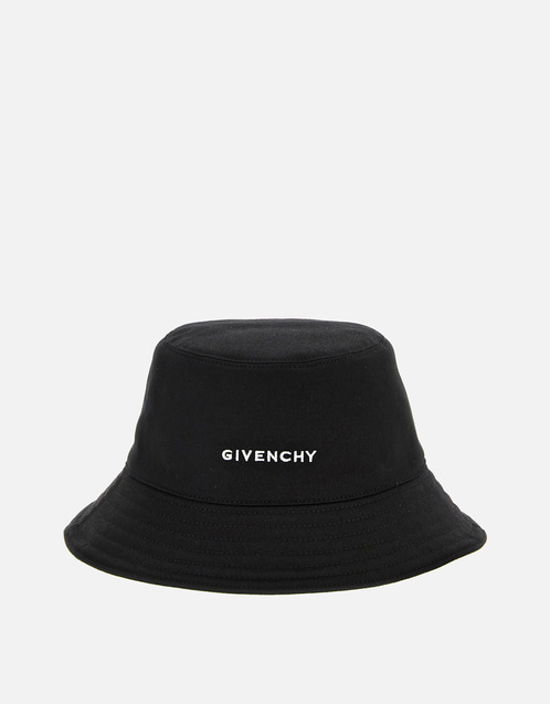 Men's Logo Embroidery Cotton Bucket Hat