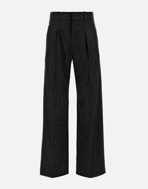 Lisetta Wool Blend Embroidered Pants