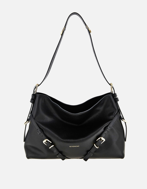 Medium Voyou Calfskin Leather Shoulder Bag