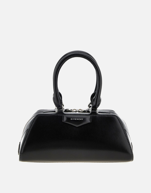 Mini Antigona East-West Bag In Box Calfskin Leather