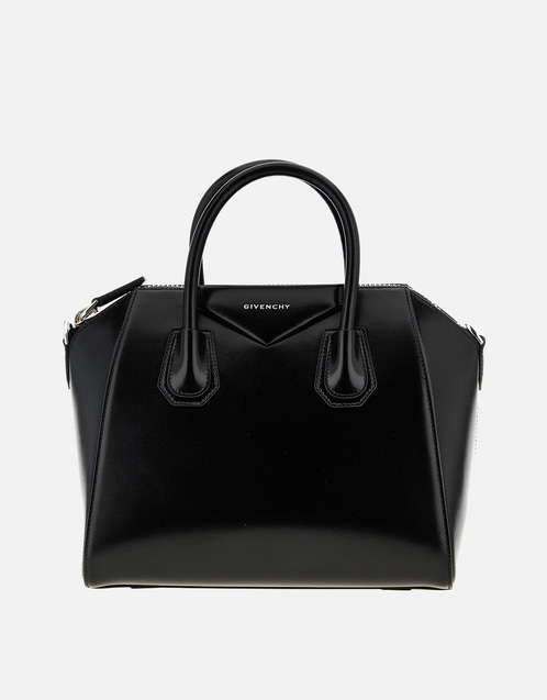 Small Calfskin Leather Solid Color Handbag