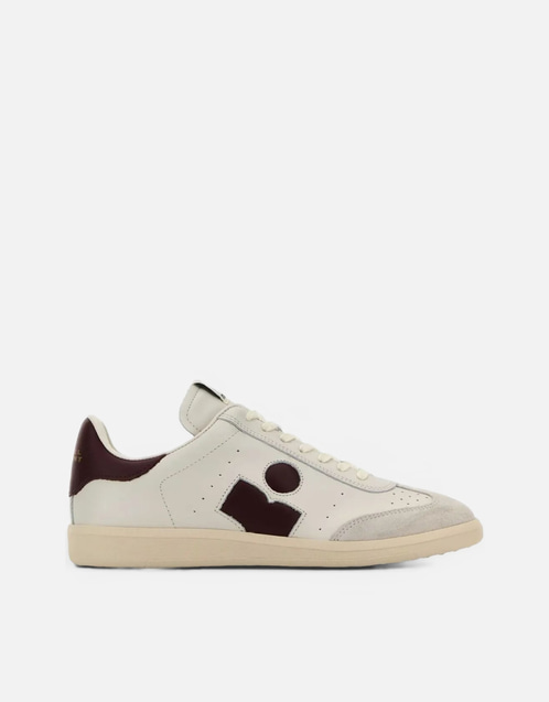 Bovine Leather Suede Inserts Sneakers