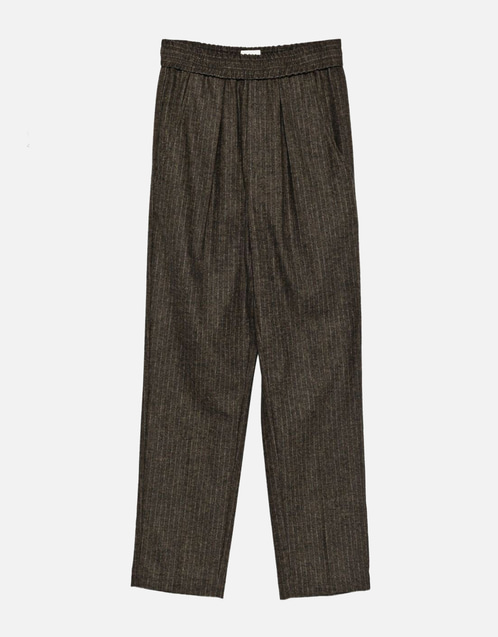 Wool And Cashmere Blend Pinstripe Pants