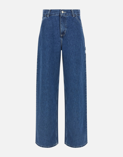 Cotton Stonewashed High Waist Jeans