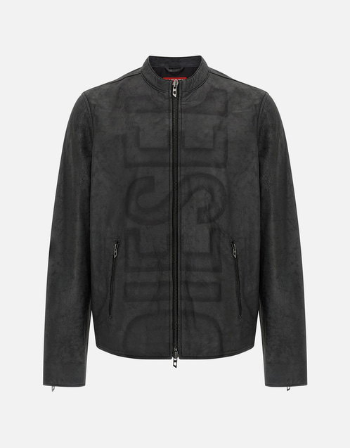 Men's L-Evert-A Lambskin Leather Biker Jacket