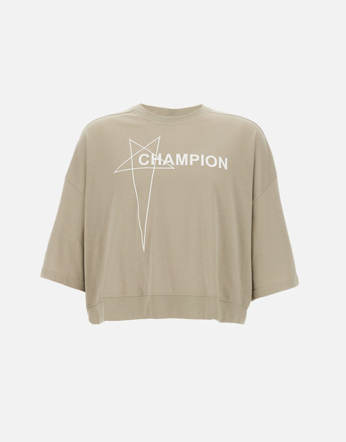 Men's Champion X Rick Owens Light Cotton Cropped T-Shirt