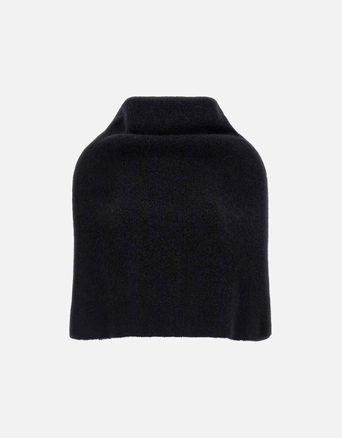 Men's Cowl Alpaca Wool Blend Knit Cape