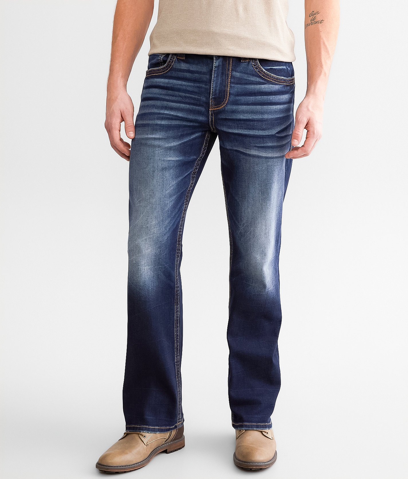 Buckle Black Nine Boot Stretch Jean - Men's Jeans in Briar