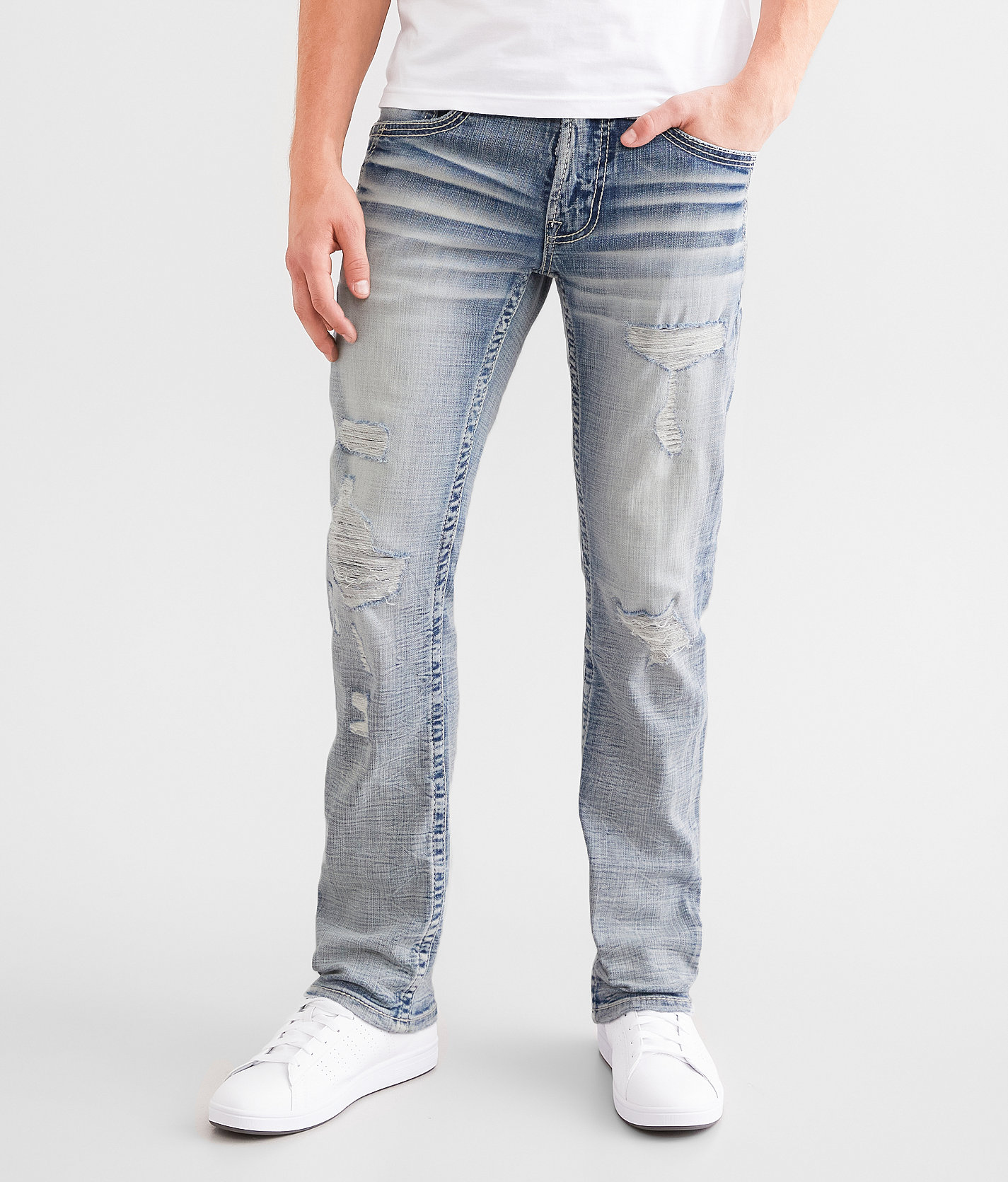 Salvage Havoc Straight Stretch Jean - Men's Jeans in Tropic Slam