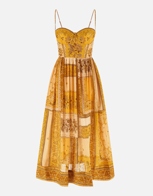 Lucky Corset Midi Dress