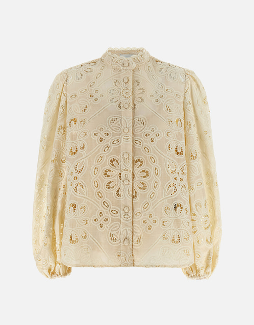 Rhiannon Embroidered Cotton Blouse