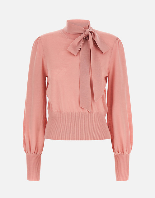 Pussybow Wool Sweater