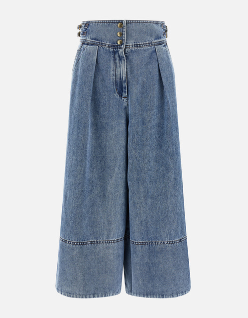 Denim Culotte Jeans